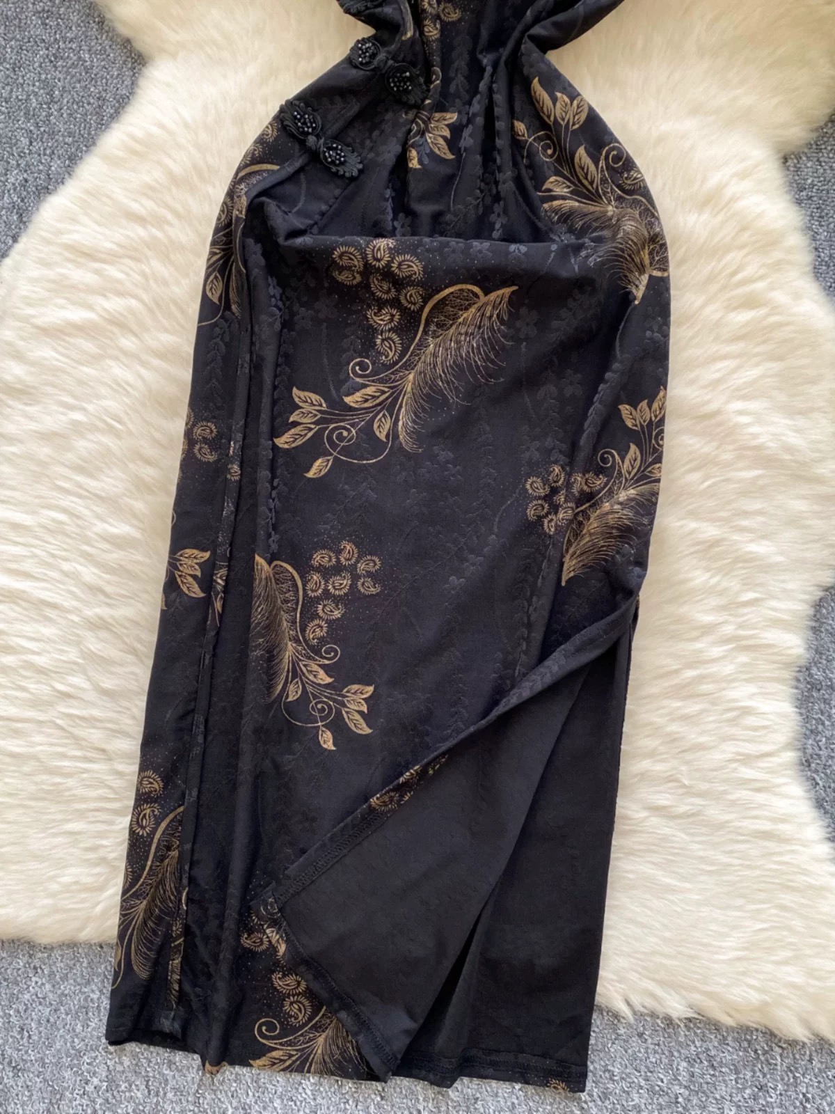 Asian side qipao dress Q233 images